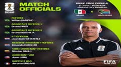 Trọng tài điều khiển trận khai mạc World Cup Mexico vs Nam Phi: Trọng tài chính Sampayo, trọng tài VAR Gallo