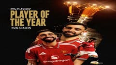Bruno Fernandes giành giải Cầu thủ xuất sắc nhất PFA mùa 2025/26