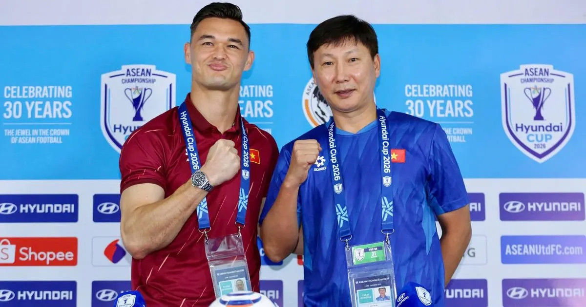 HLV Kim Sang-sik đặt mục tiêu chiến thắng trước Indonesia tại ASEAN Cup 2026