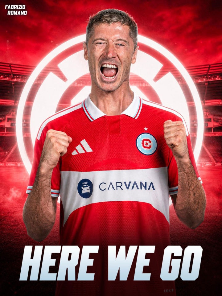 Here we go! Fabrizio Romano: Robert Lewandowski (37 tuổi) gia nhập Chicago Fire tại MLS