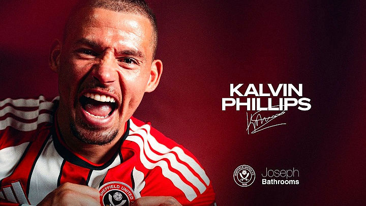 Tiền vệ 30 tuổi của Man City, Kalvin Phillips, gia nhập Sheffield United theo dạng cho mượn