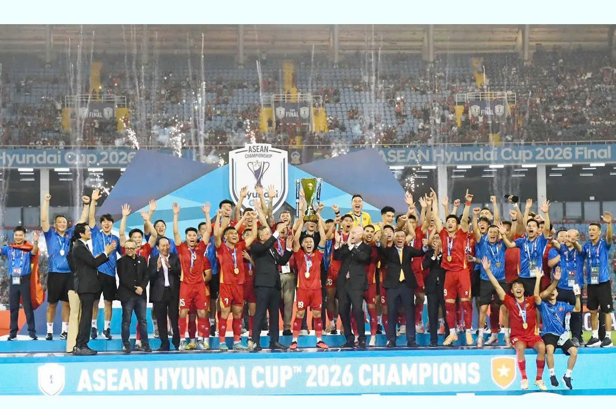 ​Việt Nam bảo vệ thành công chức vô địch ASEAN CUP 2026! ĐTQG Thái Lan ghi cả 4 bàn