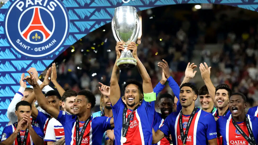PSG bảo vệ thành công Siêu cúp châu Âu: thắng Aston Villa 2-1, Kvaratskhelia và Doué lập công, Dembélé kiến tạo PSG bảo vệ thành công Siêu cúp châu Âu: thắng Aston Villa 2-1, Kvaratskhelia và Doué lập công, Dembélé kiến tạo