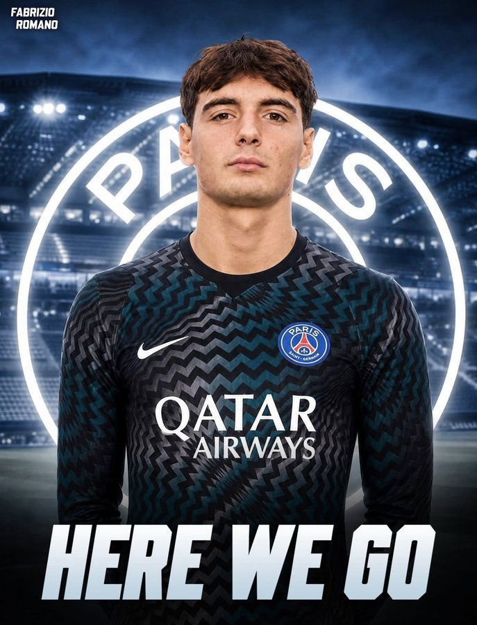 HWG! Romano: PSG chiêu mộ thành công thủ môn 18 tuổi Longoni từ Milan theo dạng tự do, sẽ giữ vai trò thủ môn số 3