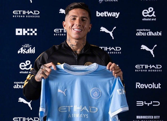 Man City chính thức công bố Enzo Fernandez với giá 125 triệu bảng Man City chính thức công bố Enzo Fernandez với giá 125 triệu bảng