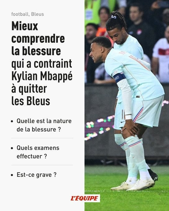 Mbappé chấn thương phức tạp, nếu liên quan gân bánh chè sẽ cần nhiều thời gian hồi phục