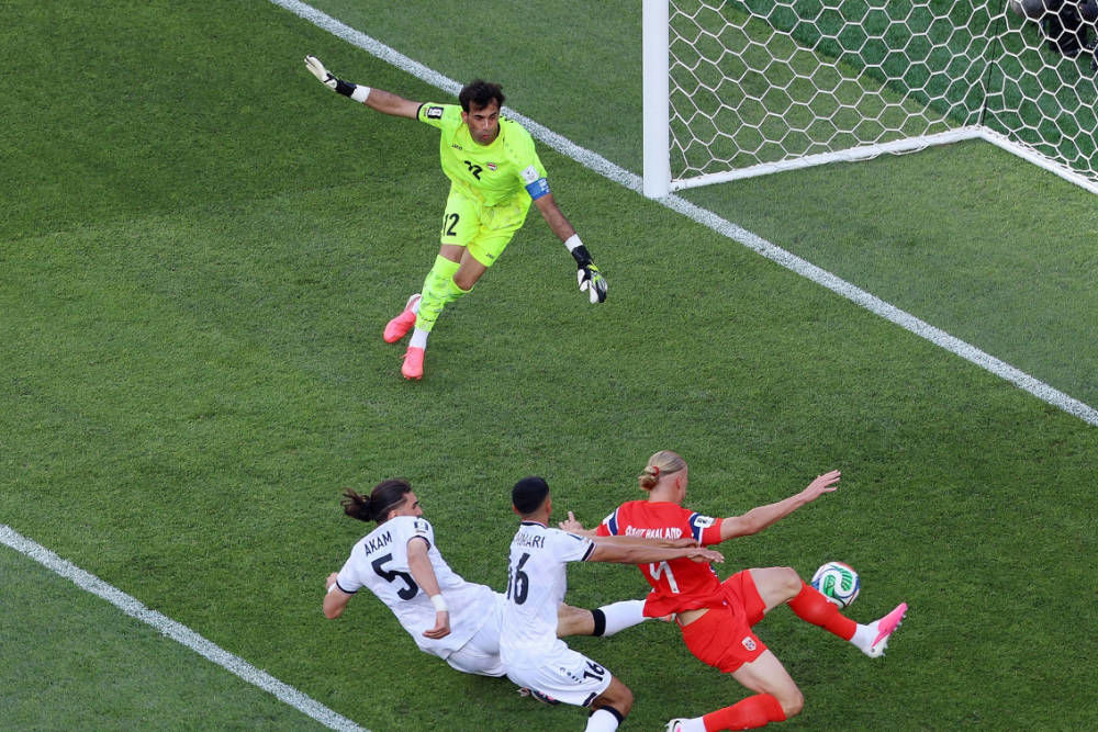 Na Uy 4-1 Iraq | Haaland lập cú đúp và khiến đổi thủ đốt lưới nhà