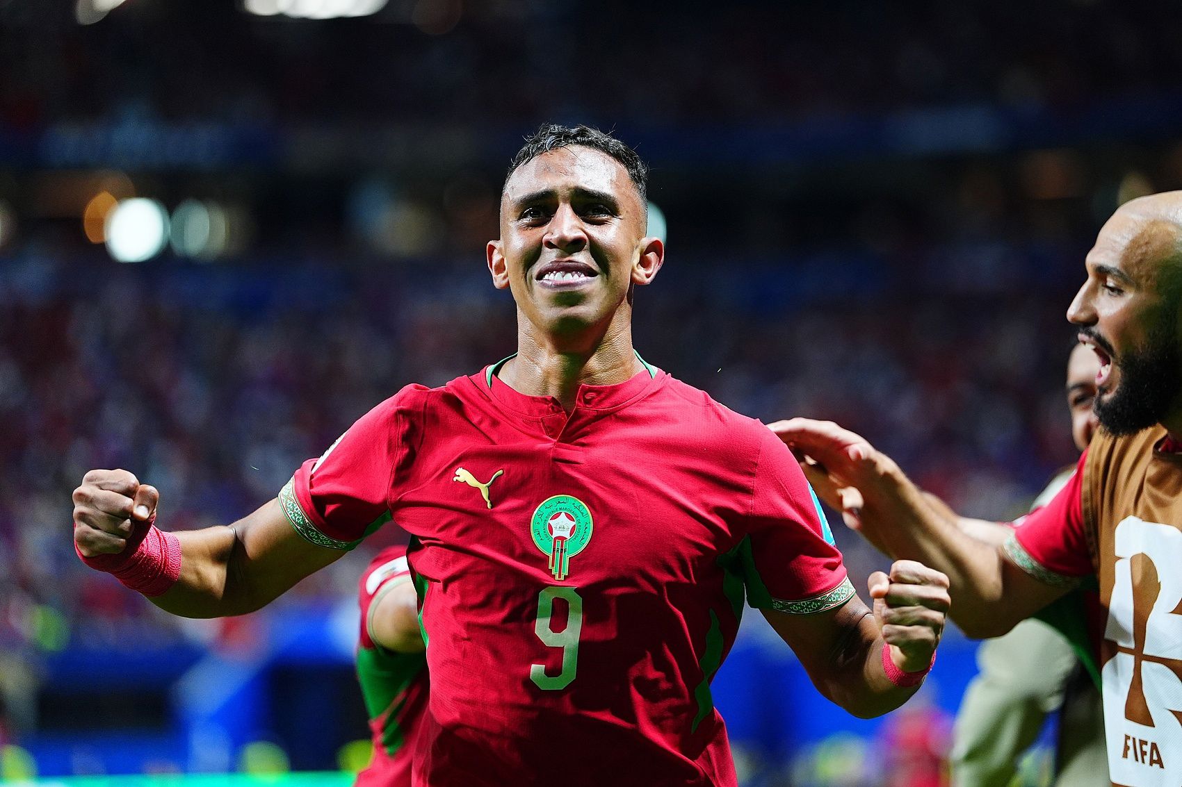 Morocco là đội bóng châu Phi thứ hai trong lịch sử ghi được bốn bàn thắng trong một trận đấu World Cup, và là đội bóng châu Phi ghi được số bàn thắng cao nhất Morocco là đội bóng châu Phi thứ hai trong lịch sử ghi được bốn bàn thắng trong một trận đấu World Cup, và là đội bóng châu Phi ghi được số bàn thắng cao nhất