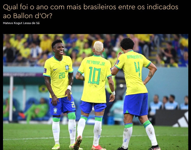 Bóng Vàng và Brazil: 5 lần vô địch, 2026 có 3 đề cử, 5 năm chỉ có Neymar